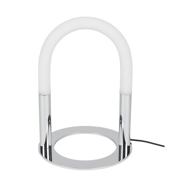 Lampada da tavolo LED argentata in metallo con intensità regolabile (altezza totale 36 cm) Arch – Zuiver