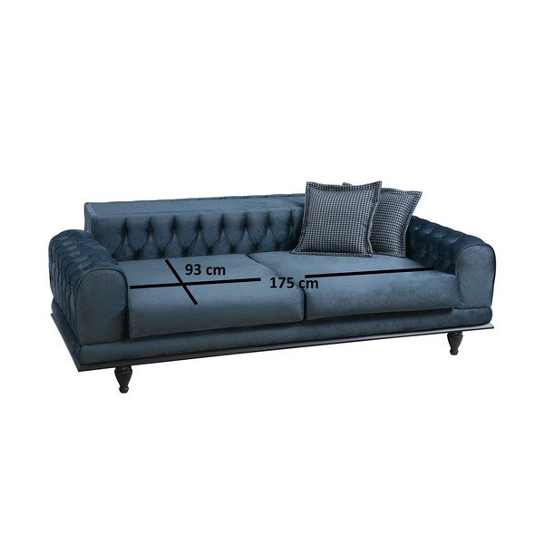 Divano blu 220 cm Arredo - Balcab Home-image-4
