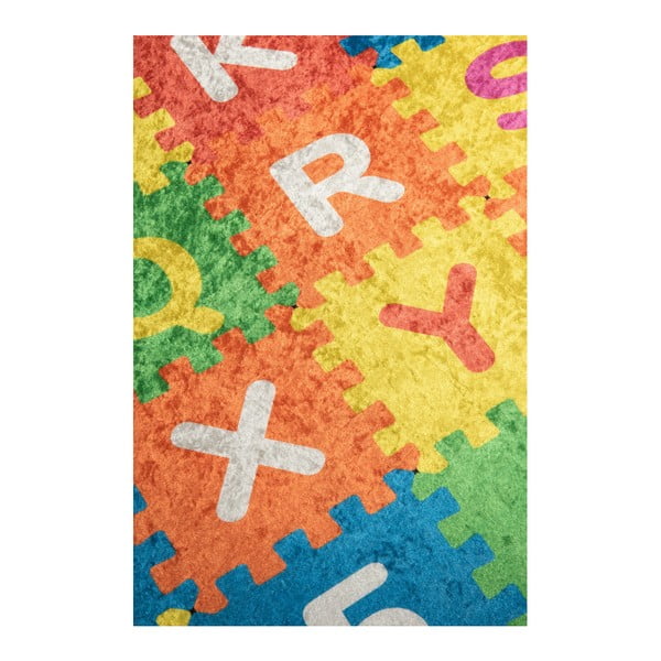 Tappeto per bambini , 100 x 160 cm Puzzle - Unknown-image-3
