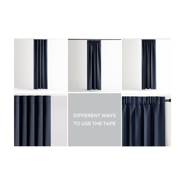 Tenda parzialmente oscurante blu scuro 140x270 cm Kierra – Restilo-image-3