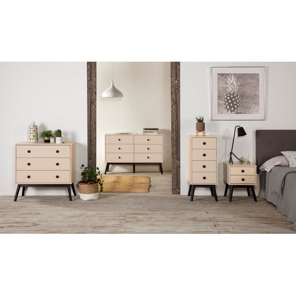 Cassettiera in Clem crema, 120 x 82 cm - Marckeric-image-1