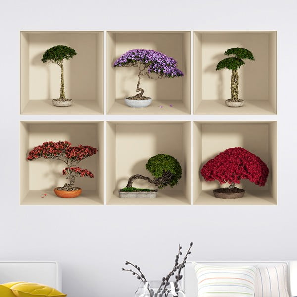 Set di 6 adesivi con effetto 3D Home - Ambiance-image-1
