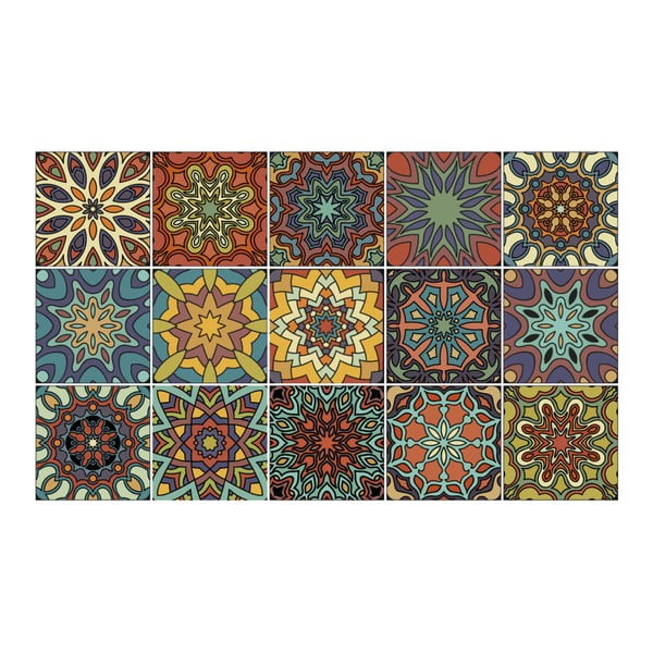 Set di 15 adesivi murali decorativi La Plata - Ambiance-image-2