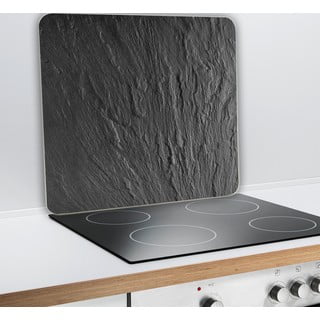 Copertura Per Fornelli In Bambù 75x54 Cm - Usabile Come Tagliere O Piano Di Lavoro, Piedini Regolabili, Design Naturale