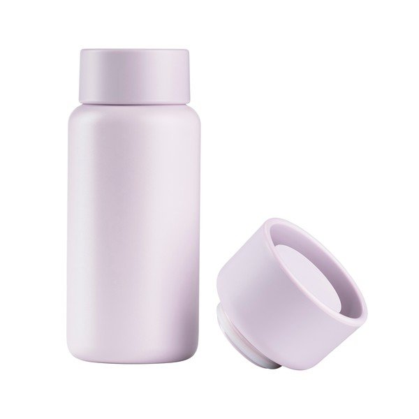 Tazza termica rosa chiaro in acciaio inox 400 ml Singles – Zone