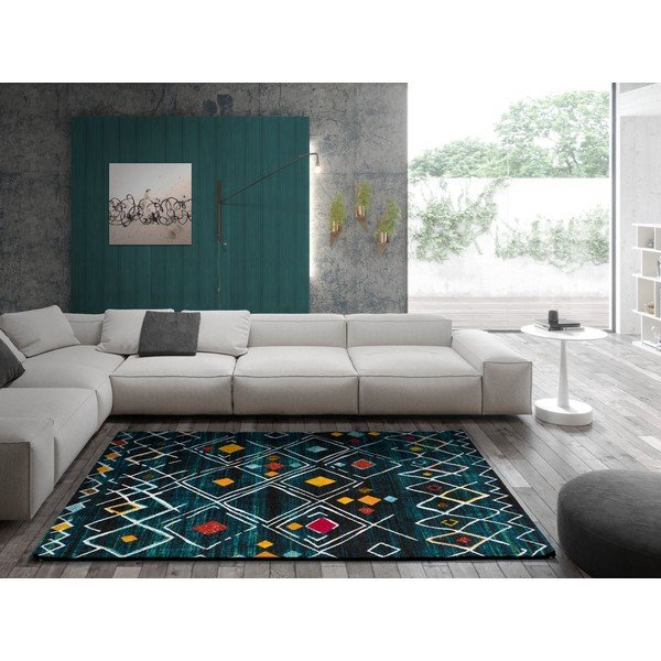 Tappeto verde , 140 x 200 cm Sheki - Universal-image-1