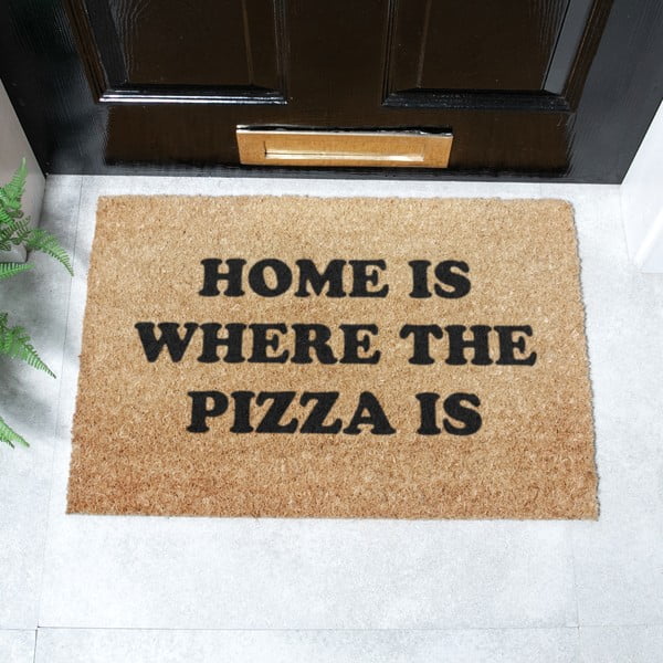 Zerbino in cocco 40x60 cm Home Is Where the Pizza Is - Artsy Doormats-image-2
