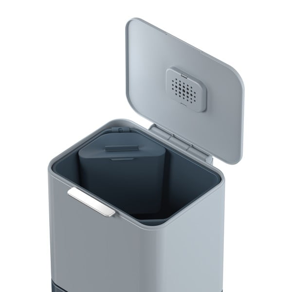 Contenitore per rifiuti differenziati 30+30 l Totem Max Sky - Joseph Joseph-image-4