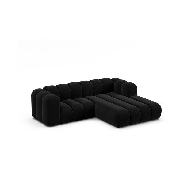 Divano angolare antracite ad angolo destro Lupine - Micadoni Home-image-1