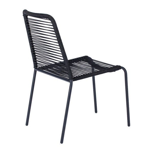 Sedia da giardino nera Kai - Bonami Essentials-image-3