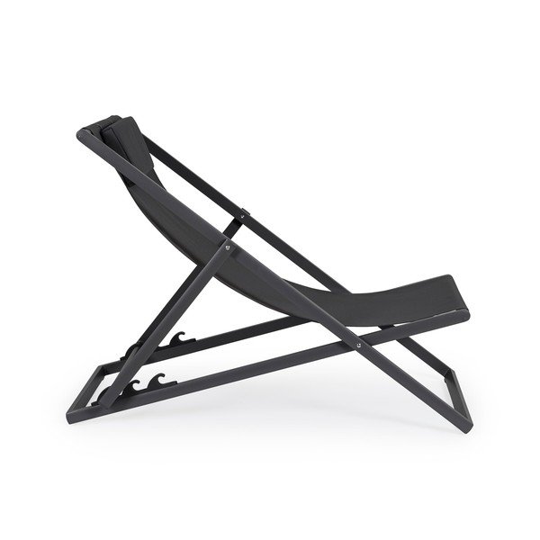 Sdraio da giardino color antracite in metallo regolabile/pieghevole Taylor – Bizzotto-image-2