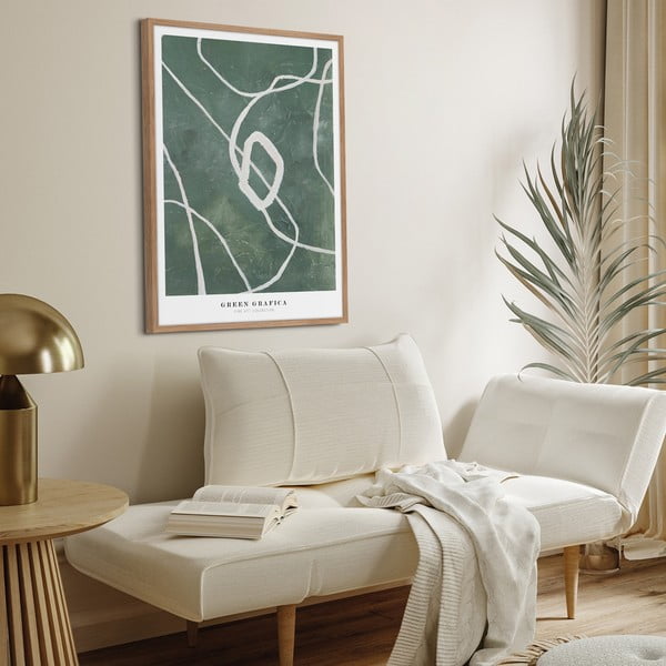 Dipinto 52x72 cm Green Grafica   – Malerifabrikken-image-1