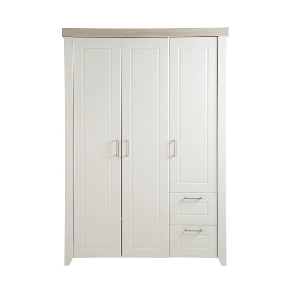 Armadio bianco per bambini 139x199 cm Felicia - Roba-image-2