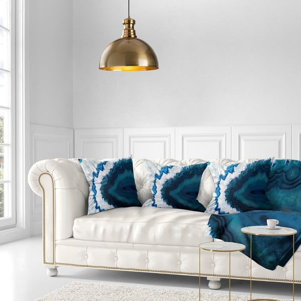 Lampadario dorato con paralume in metallo ø 40 cm Vamp – Opviq lights-image-3