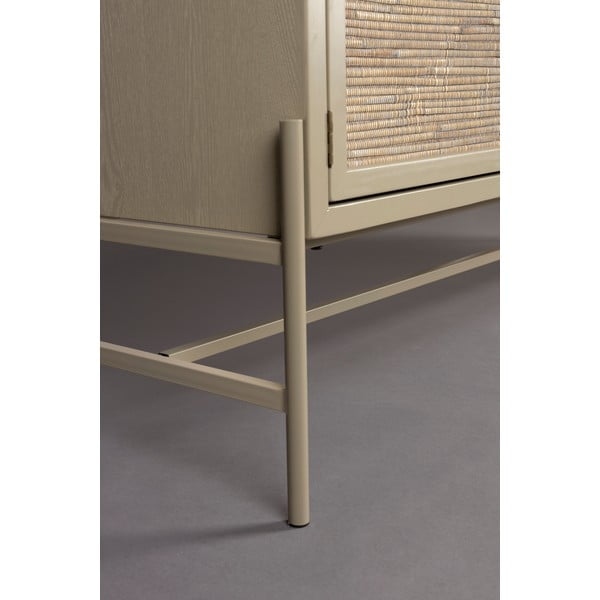 Mobile TV beige in abete massiccio 148x60x38 cm Yasu – Dutchbone-image-4