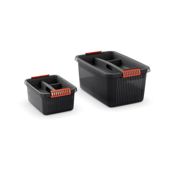 Divisore per organizer grigio in plastica 54,5x36x8,5 cm K Latch Box – KIS-image-2