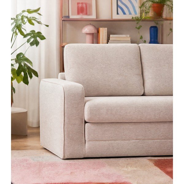 Divano beige allungabile 160 cm Come – Bobochic Paris-image-3
