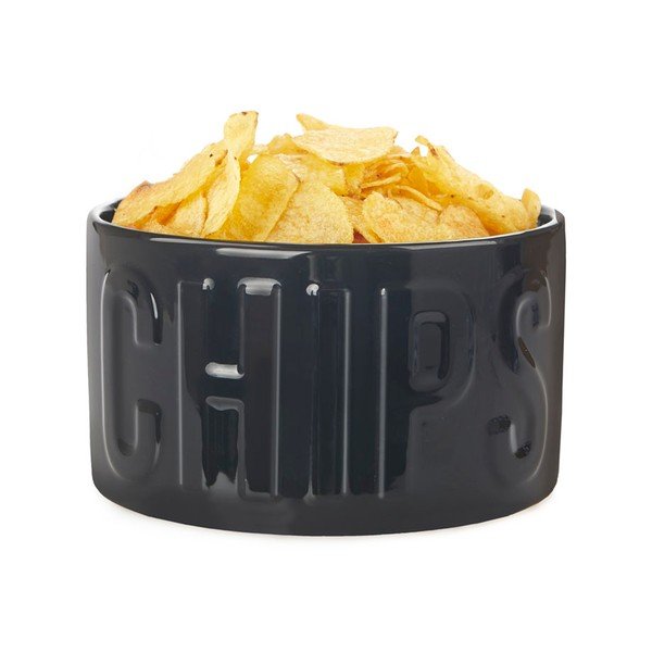 Ciotolina da portata nera in ceramica 1 l Chips – Balvi-image-3