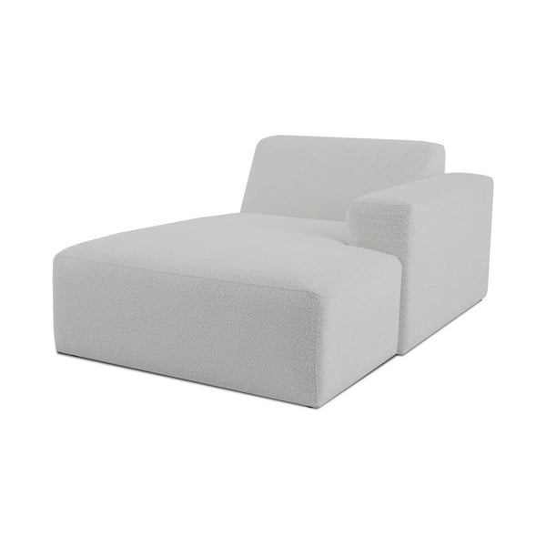 Modulo divano in bouclé bianco (angolo destro) Roxy - Scandic-image-1