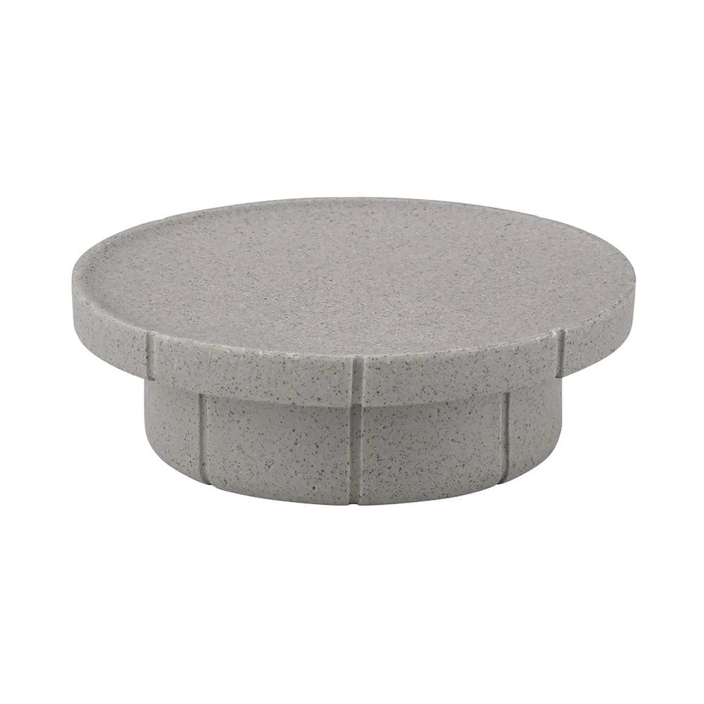 Portasaponetta grigio chiaro in poliresina Kua – Blomus | Portasapone