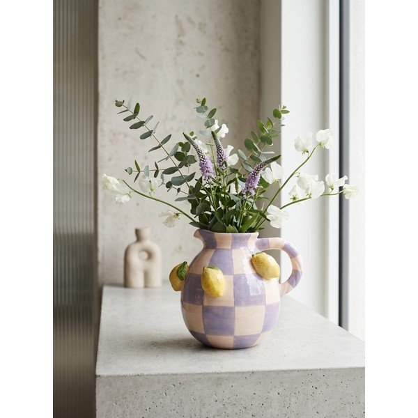 Vaso in ceramica (altezza totale 20 cm) Kaelis – Yes Everyday-image-1