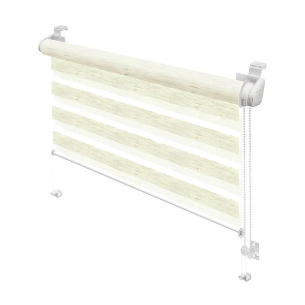 Tenda a pacchetto giorno/notte di colore naturale 68x215 cm Zebra Silvalin – Gardinia-image-1