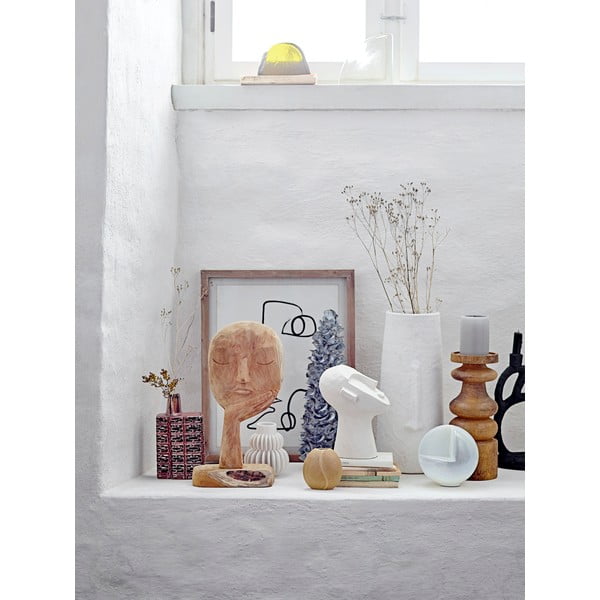 Vaso in gres bianco - Bloomingville-image-3