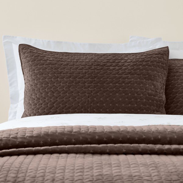 Federe decorative in set in velluto 2 pz 50x75 cm Attica Velvet – Bianca-image-1