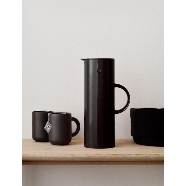 Caraffa termica nera in plastica 1 l EM77 – Stelton-image-1