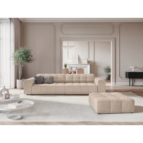 Sgabello beige Chicago - Cosmopolitan Design-image-1