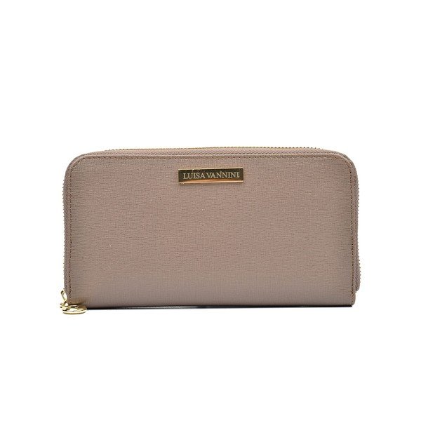 Béžová kožená peněženka Luisa Vannini Lanza