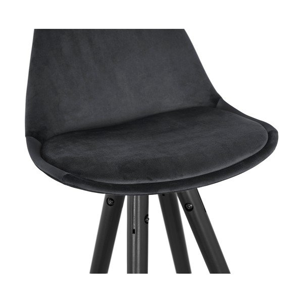 Mini sgabello da bar nero, altezza seduta 65 cm Carry - Kokoon-image-2