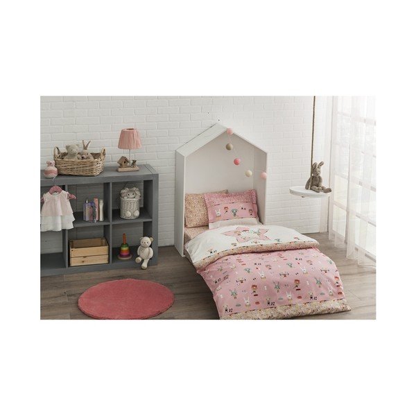 Set di biancheria da letto per bambini in cotone con lenzuolo Rosie, 100 x 150 cm - Unknown