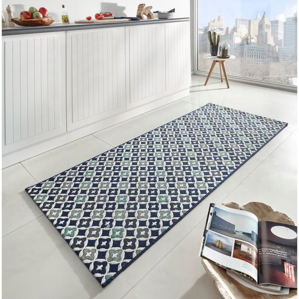 Runner blu Reflect, 80 x 200 cm Soho - Zala Living-image-1