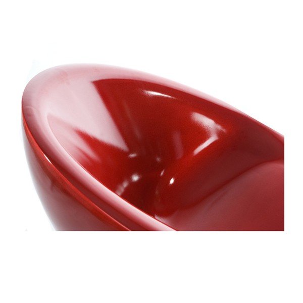 Set di 2 poltrone girevoli rosse Design Bowl - Kokoon-image-3