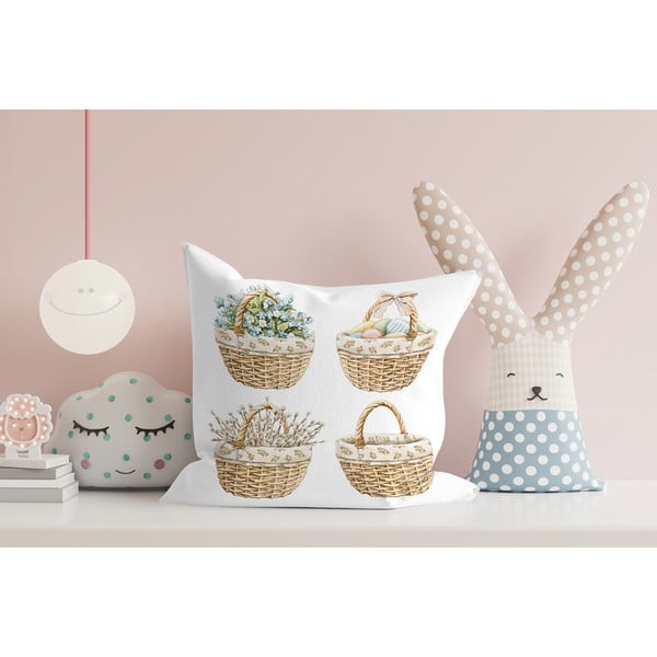 Federa con motivo pasquale 43x43 cm - Mila Home-image-2