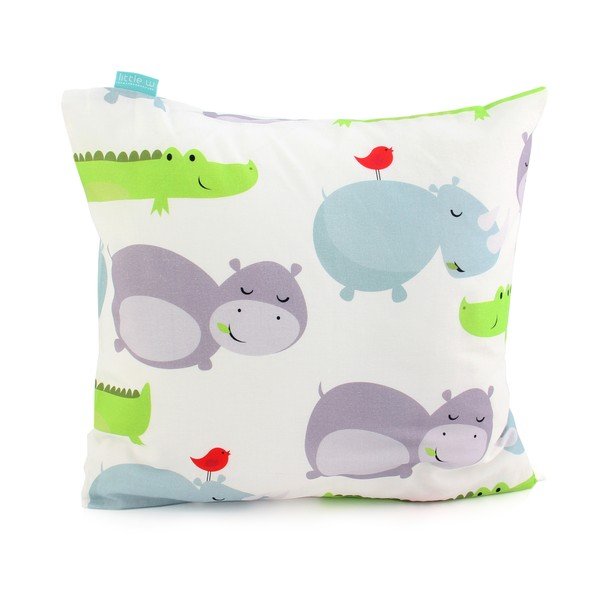 Copripiumino e cuscino in cotone per bambini , 140 x 200 cm Hippo - Mr. Fox-image-2