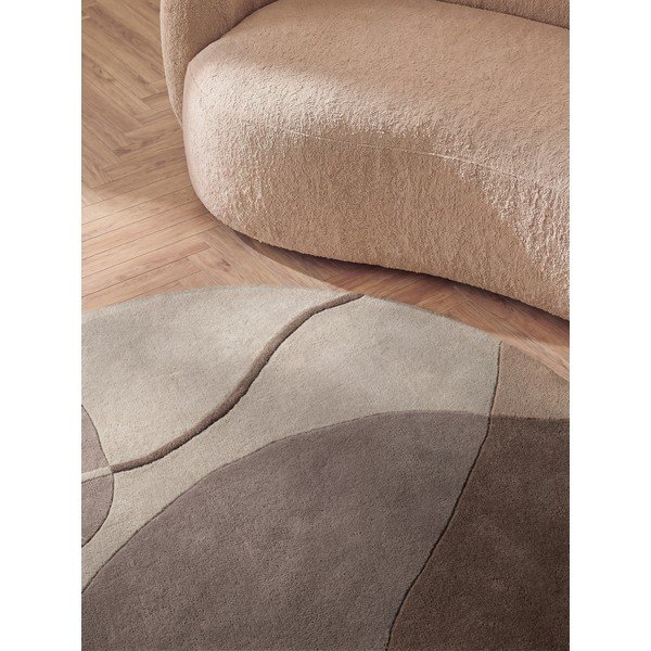 Tappeto rotondo viola in lana ø 200 cm Virelle – Villeroy&Boch-image-3