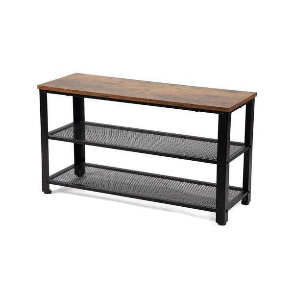 Scarpiera nera in acciaio 80x45x30 cm Arne – Bonami Essentials