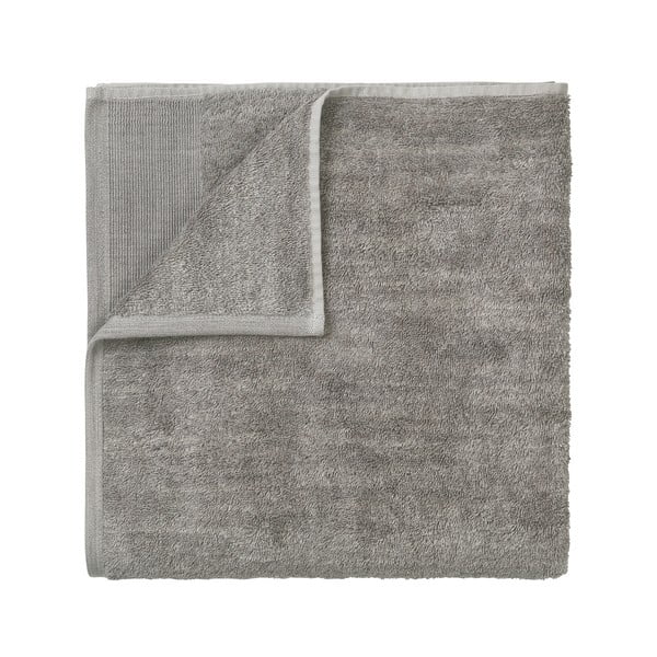 Asciugamano in cotone grigio, 100 x 50 cm - Blomus