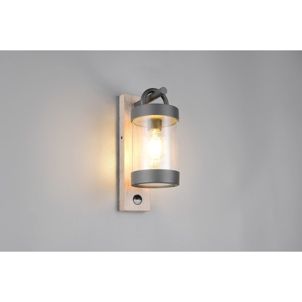 Illuminazione esterna con sensore di movimento da parete (altezza totale 33 cm) Sambesi – Trio-image-1