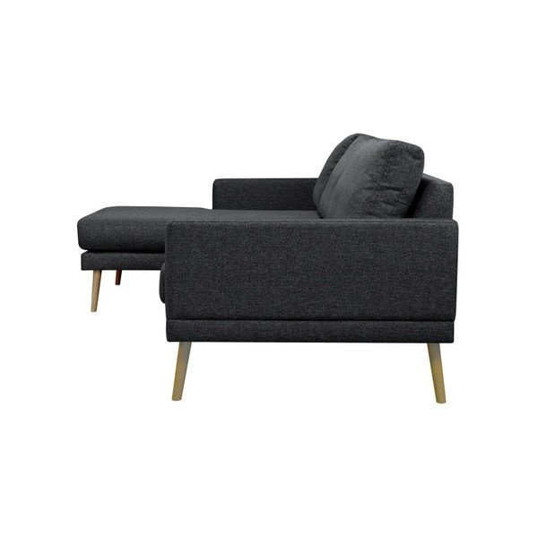 Divano angolare nero, angolo sinistro - Windsor & Co Sofas-image-2