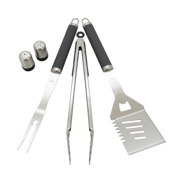 Set di 7 utensili per grigliare e grembiule - Cattara-image-2