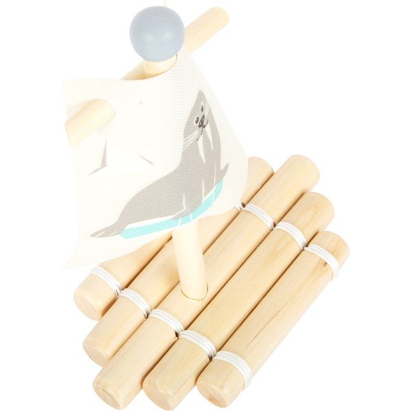 Zattera acquatica in legno per bambini - Legler-image-3