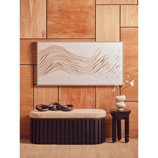 Dipinto in 3D con cornice inclusa/dipinto su tela 73x143 cm Astratto – Premier Housewares-image-1