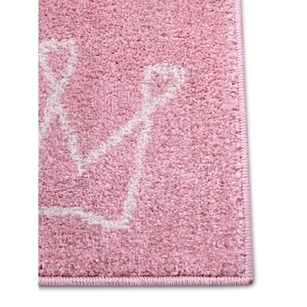 Tappeto rosa per bambini 120x170 cm Crowns - Hanse Home-image-3