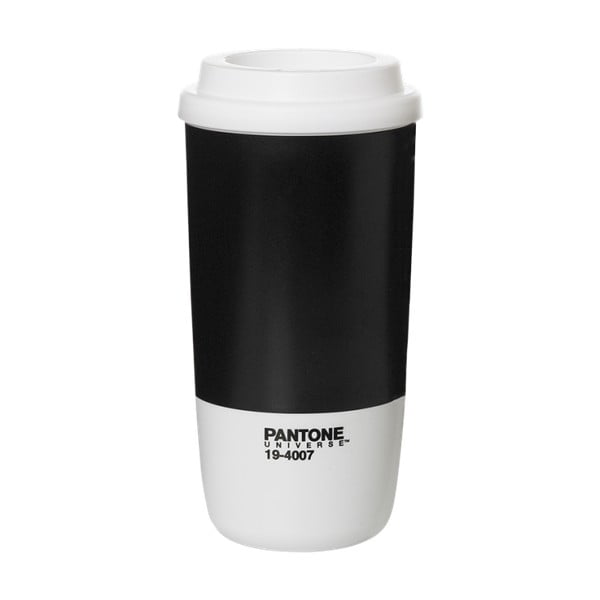 Černobílý termohrnek LEGO® Pantone Thermo Cup, 400 ml