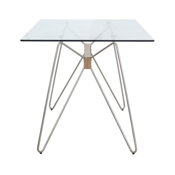 Tavolo da pranzo con gambe nere Nicole, 160 x 90 cm - Marckeric-image-2