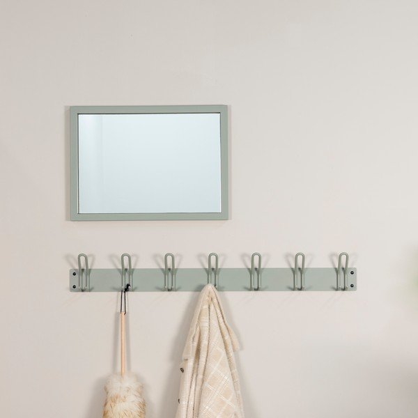 Attaccapanni da parete verde polveroso in metallo 100 cm Miles – Spinder Design-image-1