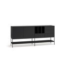 Cassettiera nera 220x98x45 cm Platt – Teulat